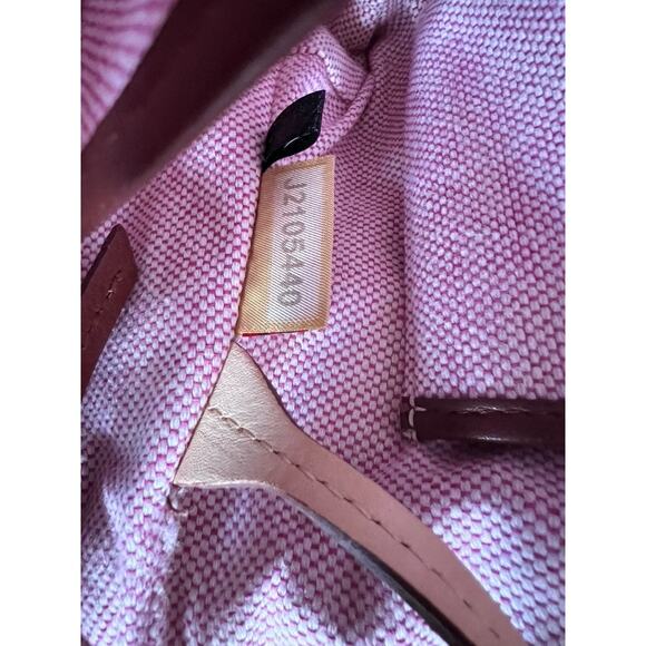 Dooney & Bourke Women Brown Peeble Leather Zip Closure Clutch Shoulder Hobo Bag - Picture 10 of 15